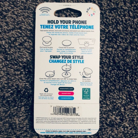 PopSocket PopGrip Butterfly NWT - Picture 3 of 3